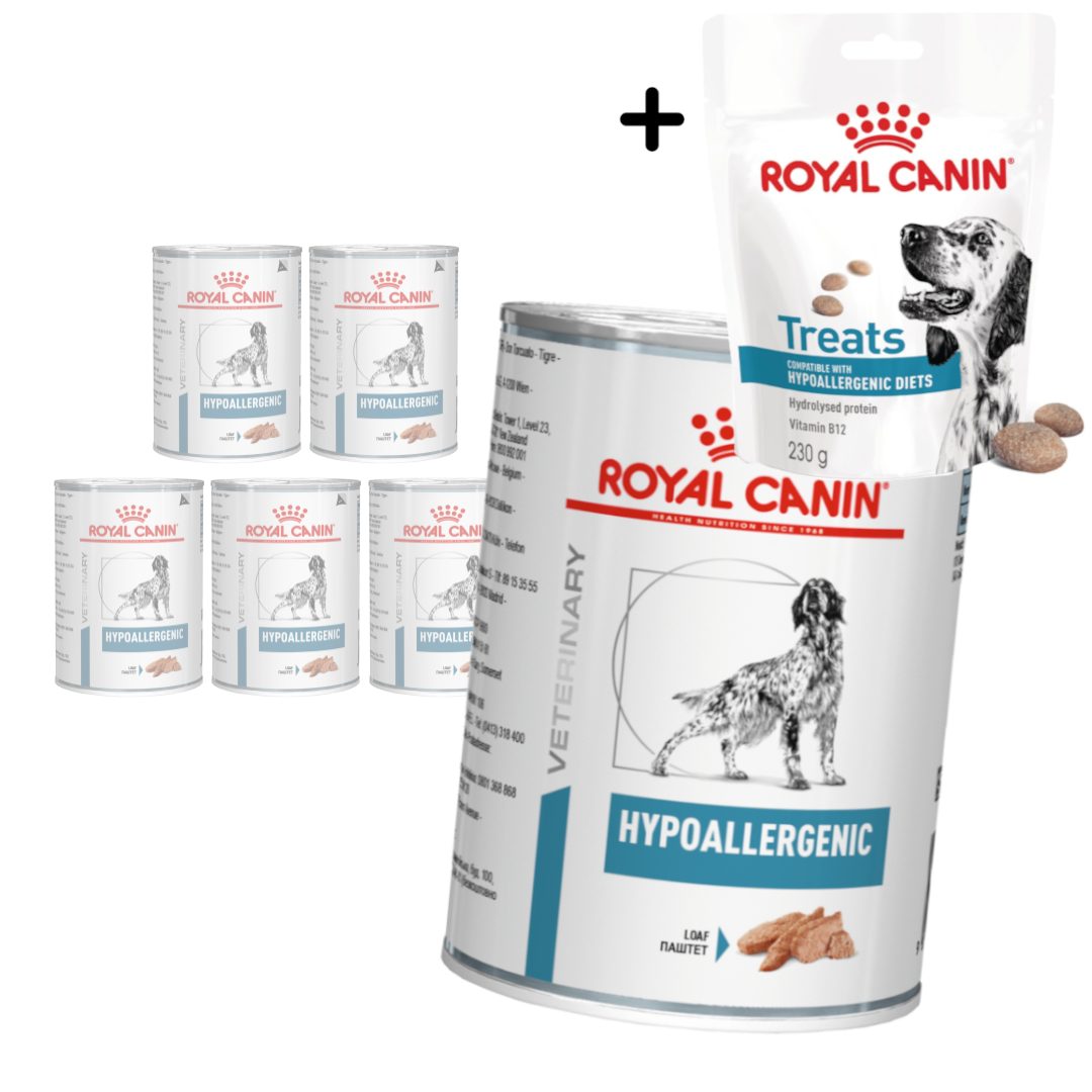 Royal Canin Veterinary VHN Dog Hypoallergenic Mokra Karma Pasztet Dla Psów z Nietolerancją Pokarmową