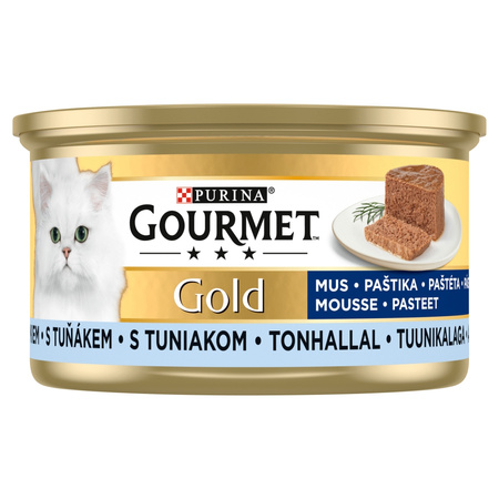 Purina Gourmet Gold Mus z Tuńczykiem 24x85g Mokra Karma Dla Kota