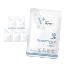 Vet Expert Sensitivity Mokra Karma Weterynaryjna Z Dzikiem 6x100g Dla Kotów Z Nietolerancją Pokarmową