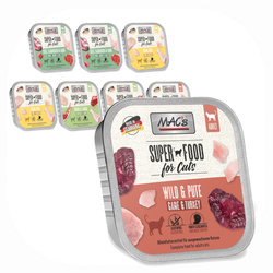 MAC's Tacka 8x100g Bezzbożowa Mokra Karma Dla Kota Mix Smaków Superfood