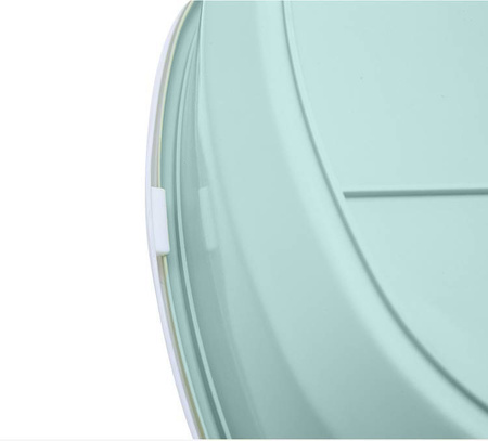 Kuweta Dla Kota Otwarta z Ramką Na Żwirek 47.4x39.6x13.9cm BLADOZIELONA + ŁOPATKA GRATIS