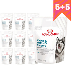 Royal Canin Supplements Dog Joint & Ageing 10x240g Suplementy Dla Psów Dorosłych W Postaci Przysmaków Wspierające Prawidłowe Funkcjonowanie Stawów 5+5 GRATIS