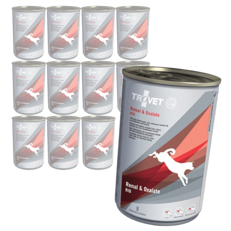Trovet Renal & Oxalate RID Dietetyczna Mokra Karma Dla Dorosłych Psów Z Niewydolnością Nerek Kamicą Szczawianową I Cystynową