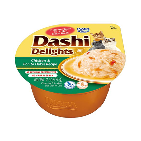 Inaba Cat Dashi Delights 24x70g Uzupełniająca Karma Dla Kota w Bulionie Mix Smaków