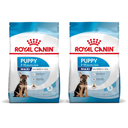 Royal Canin Maxi Puppy 2x15kg Karma Sucha Dla Szczeniąt, Od 2 Do 15 Miesiąca Życia, Ras Dużych