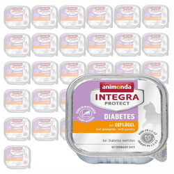 Animonda Integra Protect Diabetes 32x100g Mokra Karma z Drobiem Dla Kota z Cukrzycą