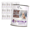Raw Paleo Adult Monoprotein 12x800g Mokra Karma Dla Psa z Kaczką