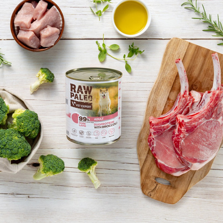 Raw Paleo Pork&Lamb Adult Duoprotein 400g Mokra Karma Dla Psa z Wieprzowiną i Jagnięciną