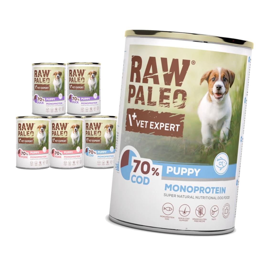 Raw Paleo Mokra Karma Dla Psa Puppy Monoprotein
