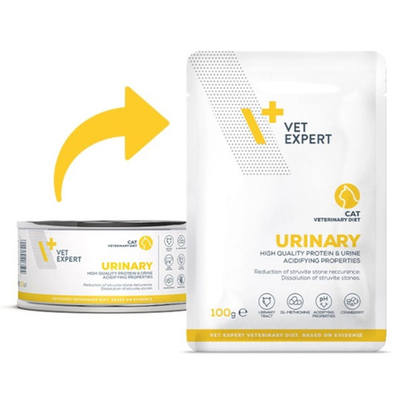 Vet Expert Urinary Mokra Karma Weterynaryjna Dla Kota Z Kurczakiem 100g Drogi Moczowe