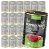 Super Rafi Cat 24x400g Bezzbożowa Mokra Karma Dla Kotów Z Dziczyzną I Sercami Z Kurczaka