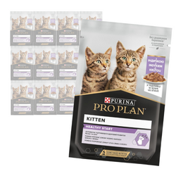 Purina Pro Plan Kitten Healthy Start 12x85g Mokra Karma Dla Kociąt z Indykiem w Sosie