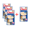 Inaba Cat Churu Tuna With Beef 4x56g Kremowy Przysmak Dla Kota Pasta Z Tuńczykiem I Wołowiną 3+1 Gratis