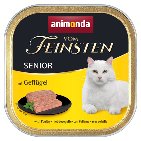 Animonda Vom Feinsten Senior 100g Mokra Karma dla Kota z Drobiem