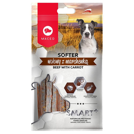 Maced Smart+ Przysmak Dla Psa Softer Wołowy Z Marchewką M 90g