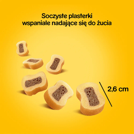 Pedigree Tasty Minis 4*140g o Smaku Sera i Wołowiny - Przysmak dla psa