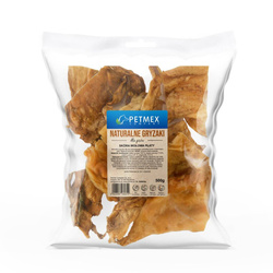 Petmex Skóra Wołowa Płaty 500g Gryzak Naturalny Przysmak Dla Psa