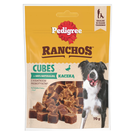 Pedigree Zestaw Przysmaków Dla Psa Dentastix Large 8x270g + Ranchos Cubes 70g Z Kaczką