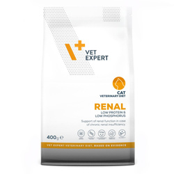 VetExpert Veterinary Diet Renal Cat 400g Sucha Weterynaryjna Karma Dla Kotów Z Niewydolnością Nerek
