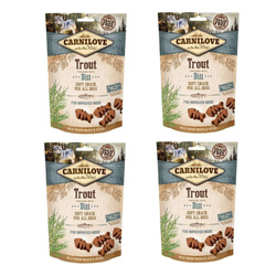 Carnilove Semi Moist Snack Trout Enriched with Dill 4x200g Przysmak Dla Psa Pstrąg Z Koperkiem