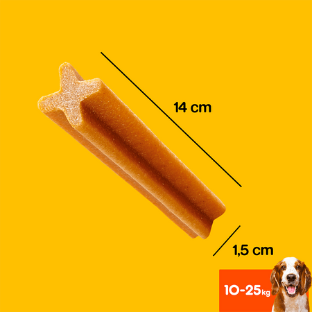 PEDIGREE DentaStix 28 sztuk (4x180g) Medium średnie rasy Gryzak dla psów