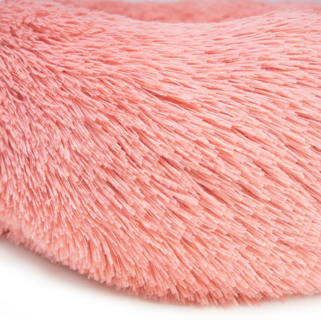 Pluszowe Legowisko Dla Psa I Kota M 60cm W Kolorze Bladoróżowym