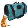 Transporter Torba Podróżna Dla Psa Kota Królika Składana Jasnoniebieska