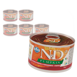 Farmina N&D Dog Chicken Pumpkin Pomegranate Starter 6x140g Mokra Karma Dla Szczeniąt Kurczak Dynia i Granat