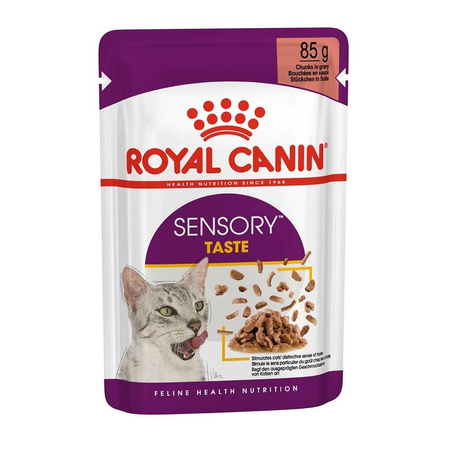 Royal Canin FHN Sensory Taste 12x85g Karma Mokra Kawałki W Sosie Dla Kotów Dorosłych Pobudzająca Wrażenia Smakowe