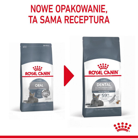 Royal Canin Dental 400g Karma Sucha Dla Kotów Dorosłych Redukująca Odkładanie Kamienia Nazębnego