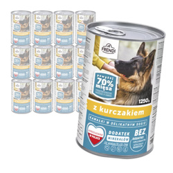 Frendi Kawałki z Kurczakiem w Sosie 12x1250g Mokra Karma Dla Dorosłych Psów Wszystkich Ras
