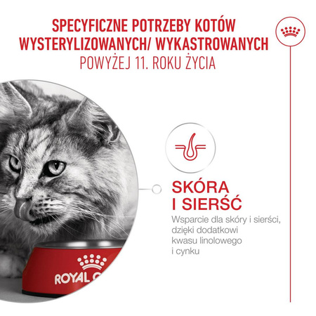 Royal Canin Ageing Sterilised 11+ Karma Sucha 4kg Dla Kotów Dojrzałych Po Sterylizacji Powyżej 11 Roku Życia
