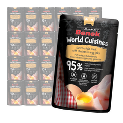 Super Benek World Cuisines 24x100g Mokra Karma Dla Kota Potrawka po Holendersku z Kurczakiem w Jajecznej Galaretce