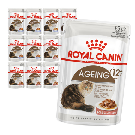 Royal Canin FHN Ageing +12 w Sosie i Galaretce 12x85g Mokra Karma Dla Kotów Starszych