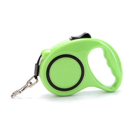 Automatyczna smycz dla małych i średnich psów SJ-190, obciążenie do 12kg, Długość 5m, Zielona