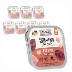 MAC's Tacka 8x100g Bezzbożowa Mokra Karma Dla Kota z Dziczyzną i Indykiem