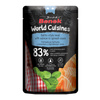 Super Benek World Cuisines Mix Smaków 6x100g Mokra Karma Dla Kota z Kaczką Kurczakiem Cielęciną i Łososiem