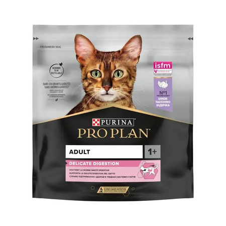 GRATIS Purina Pro Plan Delicate Turkey 400g Sucha Karma Dla Kota Z Wrażliwym Żołądkiem z Indykiem