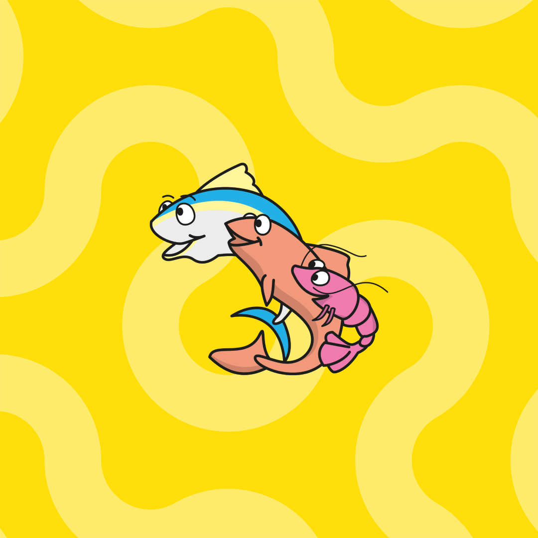 Dreamies Shake Ups Multivitamins 55g Przysmak Dla Kota z Owocami Morza o Smaku Łososia Tuńczyka i Krewetek