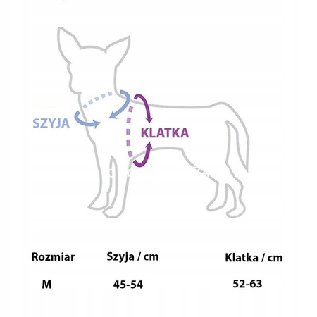 Mocne Szelki Dla Psa Psów Rozmiar M 52-63 cm LEOPARD