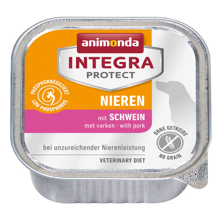 Animonda Integra Protect Nieren 6x150g Mokra Karma z Wieprzowiną Dla Psów z Niewydolnością Nerek