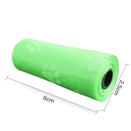 Worki Na Psie Odchody 15 Sztuk W Rolce Zielone