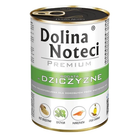 Dolina Noteci Premium Mokra Karma Dla Psa Mix 10 Smaków Drób Ryba Dziczyzna 30x400g