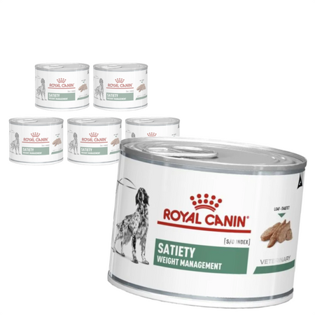 Royal Canin Veterinary VHN Dog Satiety S/O Loaf 6x195g Mokra Karma Pasztet Dla Psów z Nadwagą