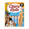 Inaba Dog Churu Rolls Wraps 8x96g Przysmak dla Psa Kurczak z Serem