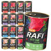 Rafi 16x400g Bezzbożowa Mokra Karma dla Dorosłych Psów Mix 8 Smaków