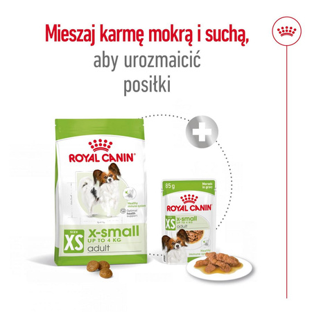 Royal Canin X-Small Adult 500g Sucha Karma Dla Psów Dorosłych Ras Miniaturowych do 4kg