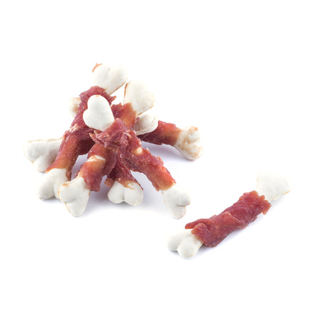 Maced Psiakość Kostki Wapienne Z Kaczką Przysmak Dla Psa Gryzak 500g