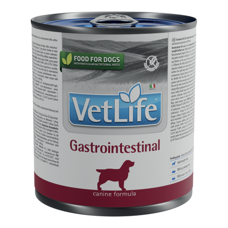 Farmina Vet Life Gastrointestinal Canine 300g Mokra Karma Dla Psa z Ostrymi Zaburzeniami Wchłaniania Jelitowego