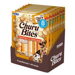 Inaba Dog Churu Bites Chicken Wraps 8x96g Przysmak Dla Psa Z Kurczakiem